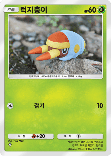 턱지충이
